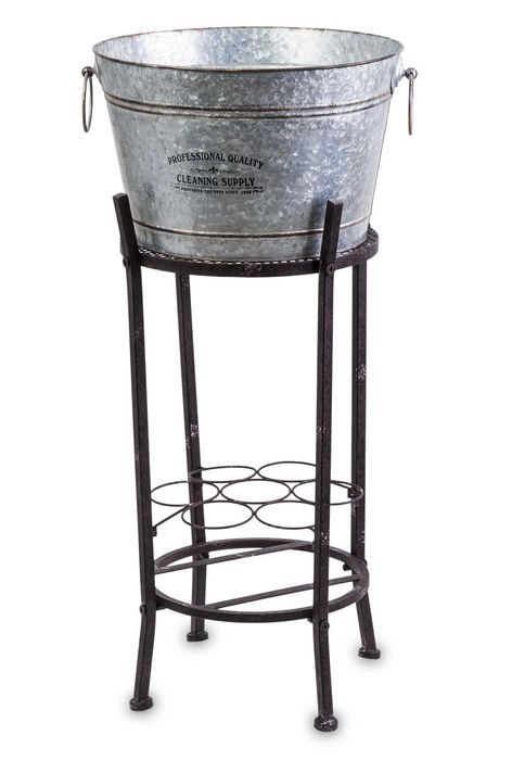 Stojak na wino butelki metalowy wysoki czarny stylizowany 130085