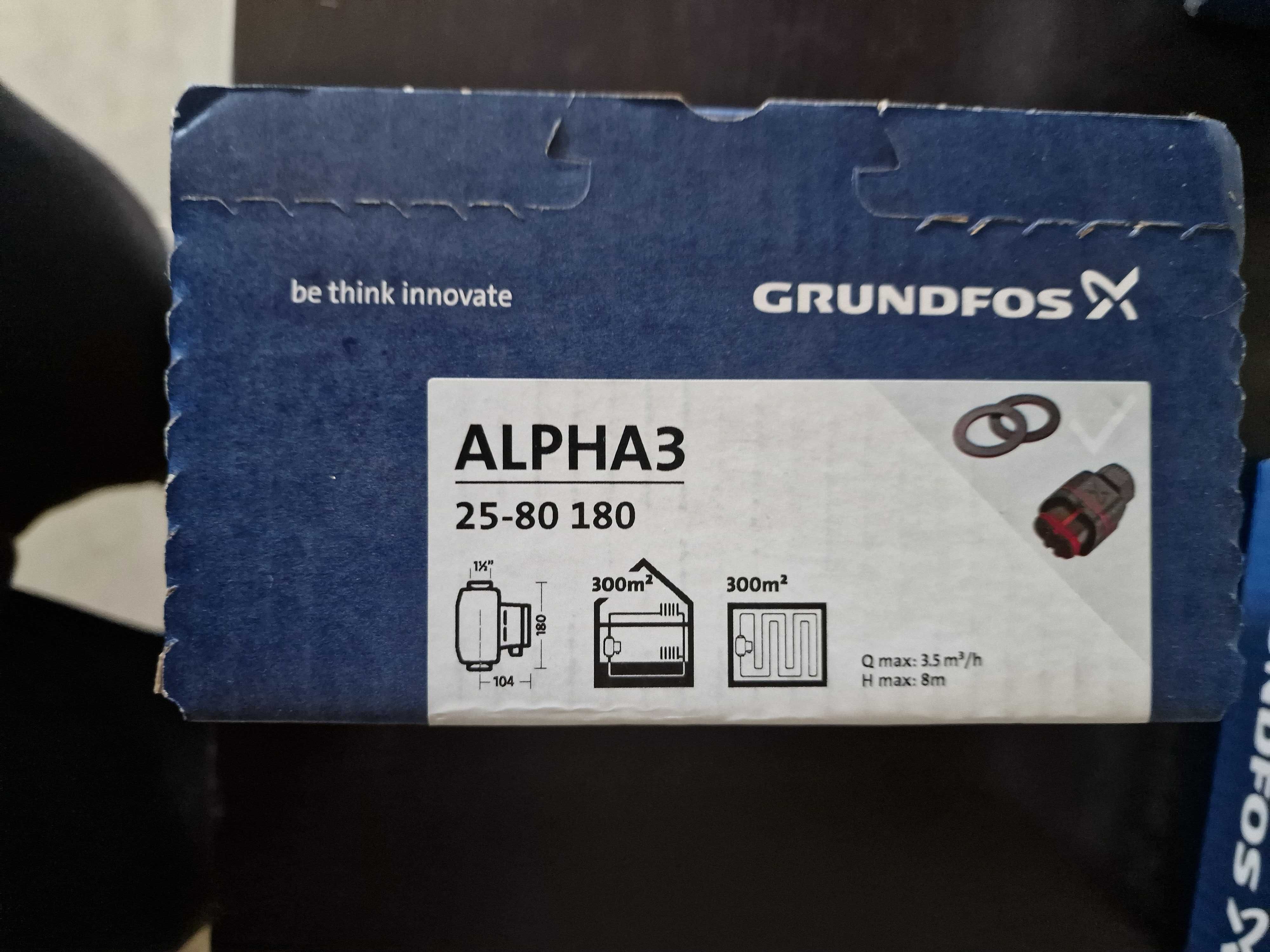 Alpha 3    25   80 180 Grundfos Pompa wody