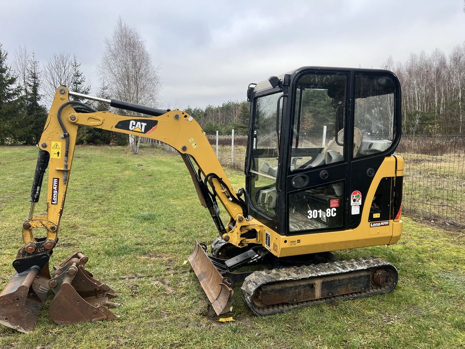 Minikoparka koparka Caterpillar 301.8 Cat bobcat kubota yanmar jcb