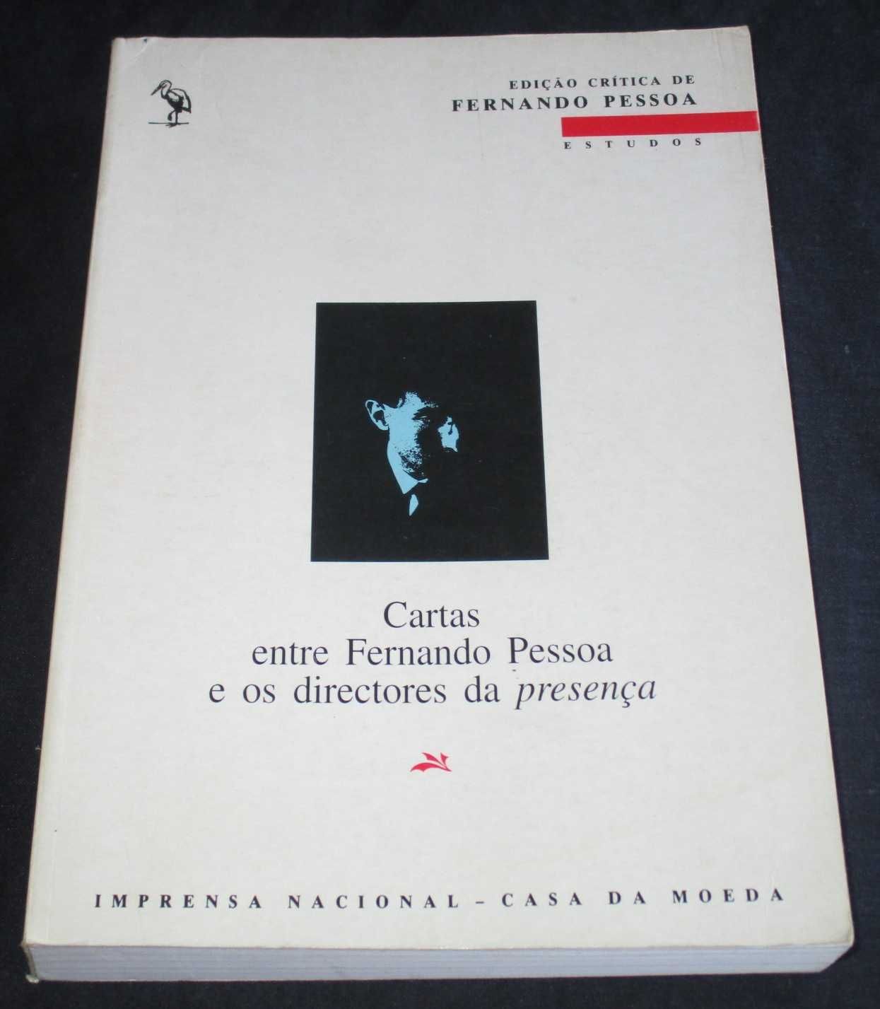 Livro Cartas entre Fernando Pessoa e os directores da Presença