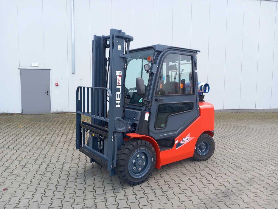 Wózek Widłowy Spalinowy Heli 3,5T Maszt 3,3 Dupex Silnik Kubota LPG