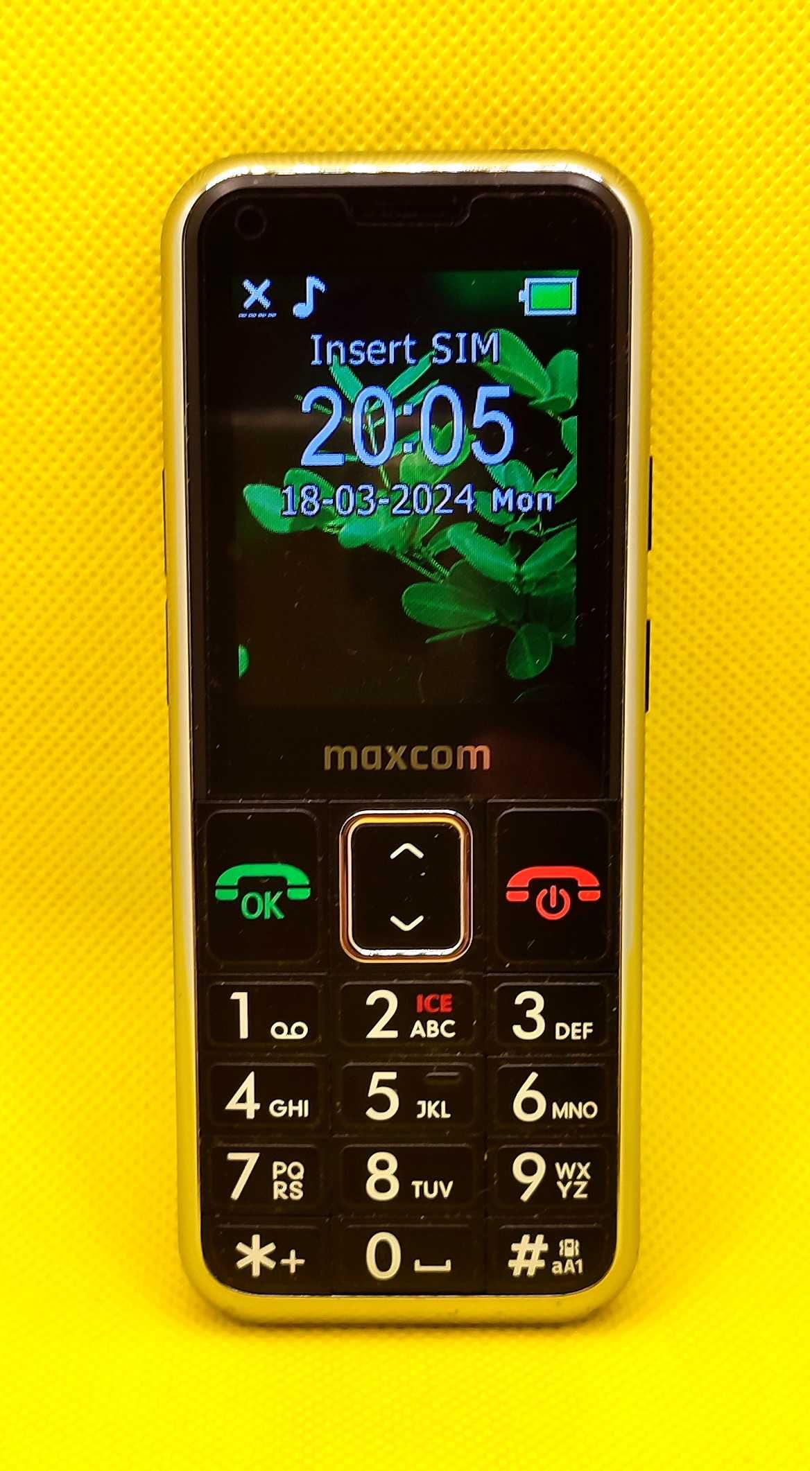 Telefon komórkowy dla seniora MAXCOM MM730
