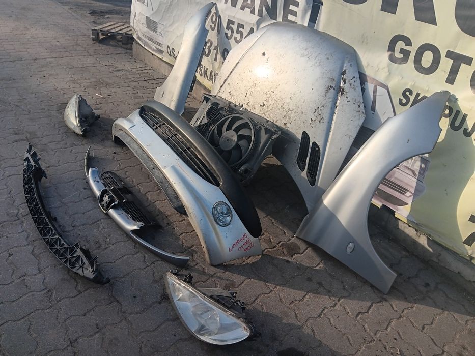 Peugeot 206 maska zderzak błotnik lampa grill pas chłodnice 1.4 KPL