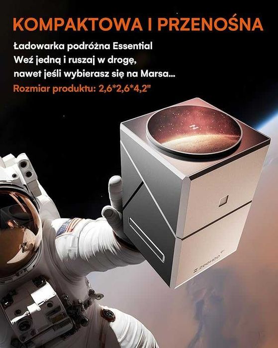ZEEHOO Bezprzewodowa stacja ładująca 3 w 1, ładowarka