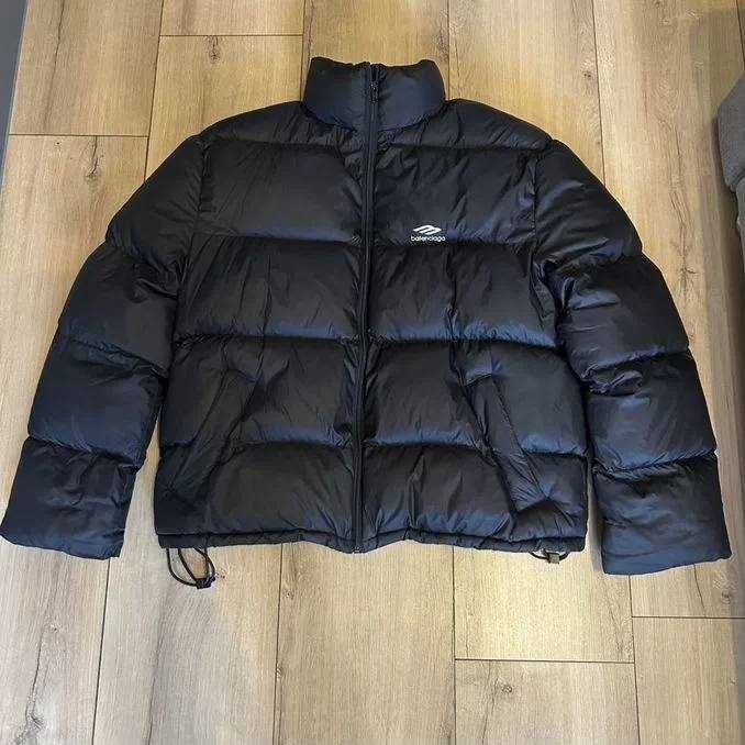Balenciaga Puffer Jacket чорна куртка пуховик баленсіага