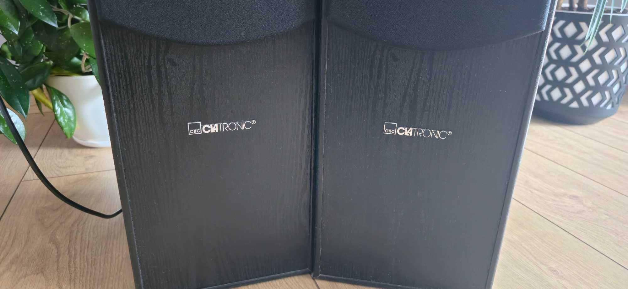 Kolumny głośnikowe CLATRONIC LB 796 + wzmacniacz AV-120