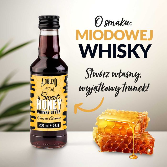 ZAPRAWKA - esencja do alkoholu ALCOBLEND - SWEET HONEY - 200 ml na 6 L