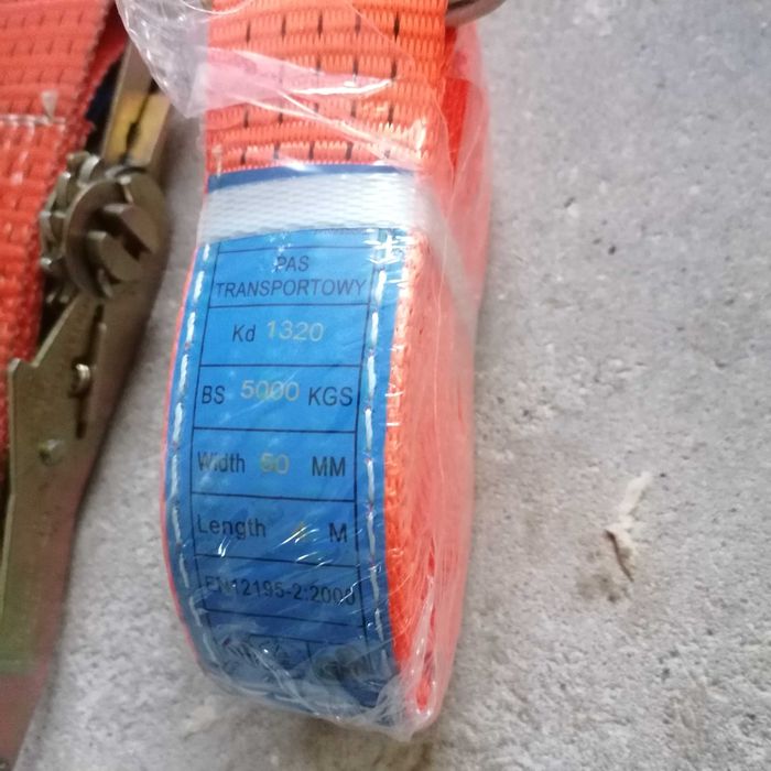 Pas transportowy / do bagażu z napinaczem 50cm/4m 5 ton
