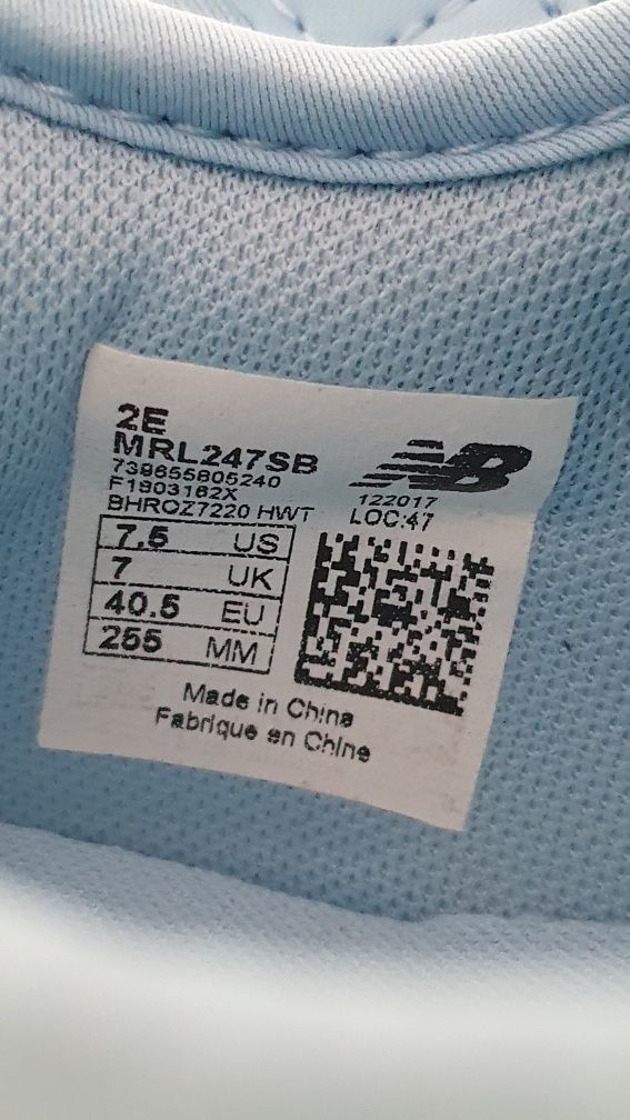 Sneakersy nowe sportowe New Balance rozmiar 40.5