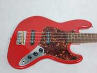 Gitara basowa Harley Benton JB-62CC Dakota Red-typ Jazz Bass