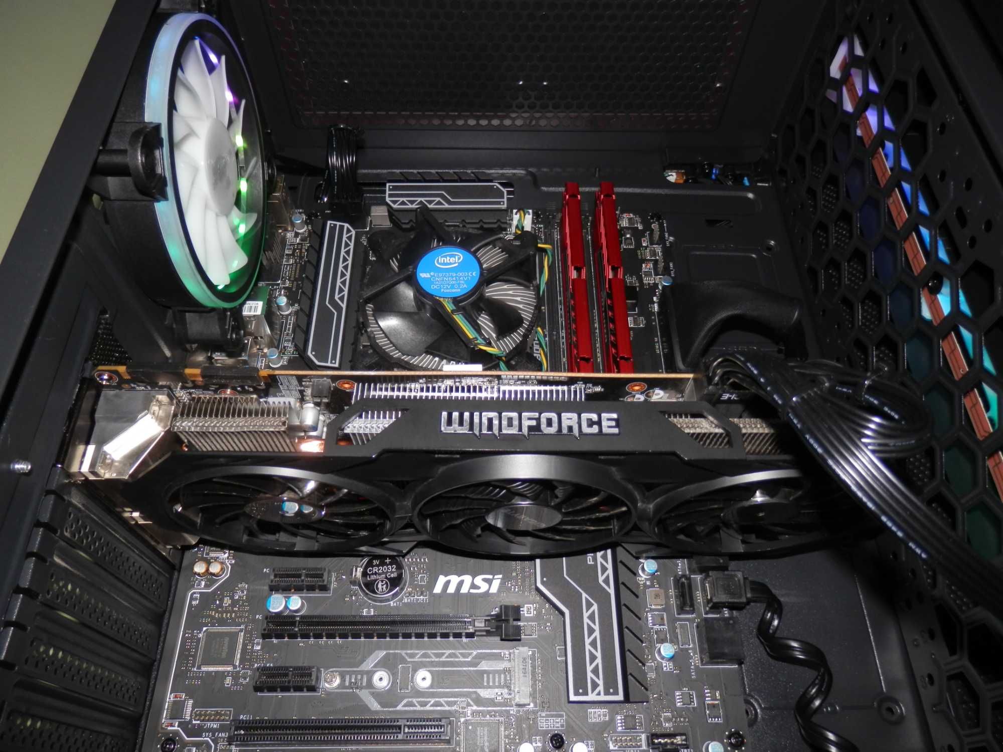 Игровой ПК Intel/s1151/i5-7600/GTX 970 4GB/16GB DDR4/2xSSD 370GB/600W