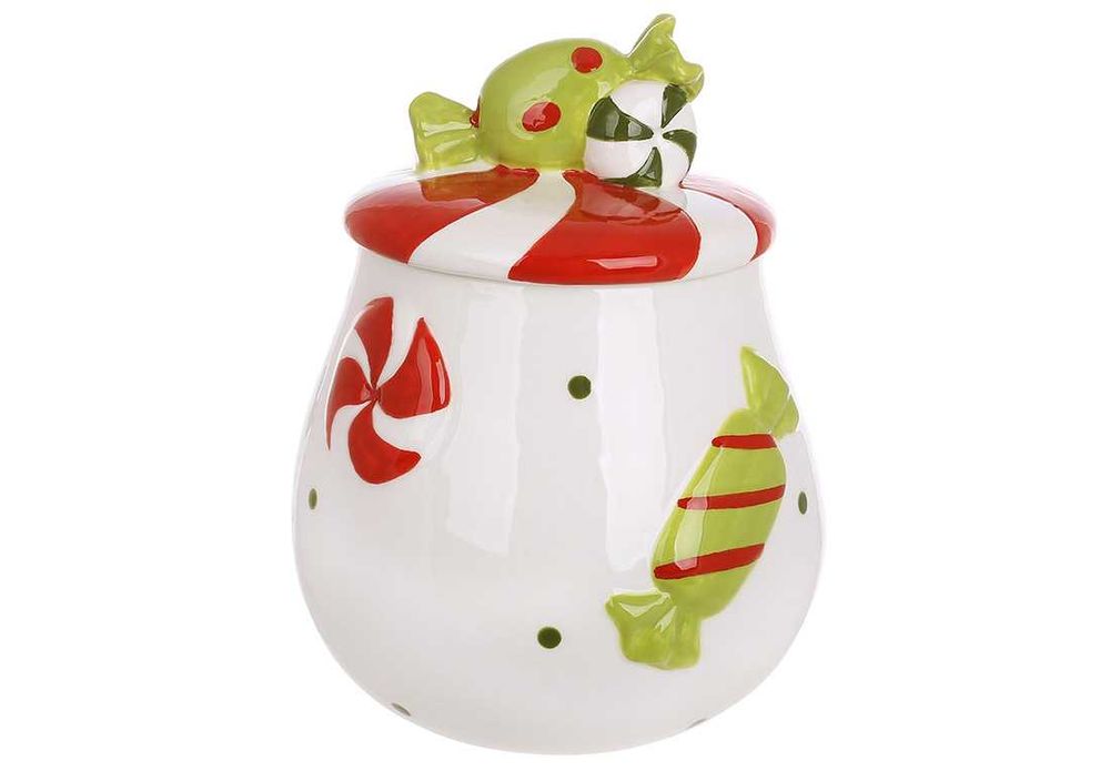 Новорічний посуд Банка для цукру Банка для сахара Новогодняя посуда