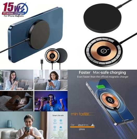 Carregadores Magneticos - Para Iphone Novo