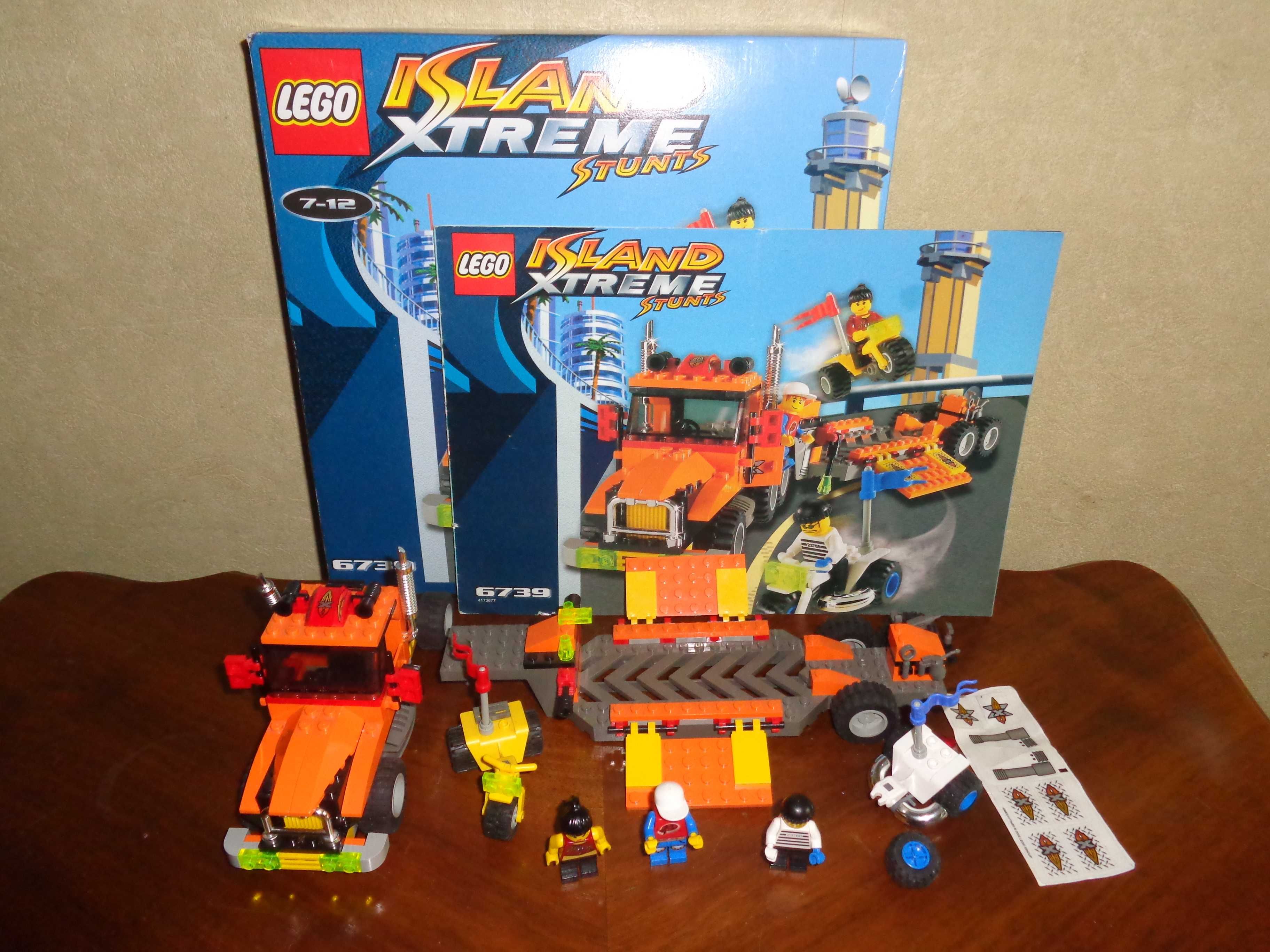 lego 6739 Xtreme Stunts Truck & Stunt Trikes