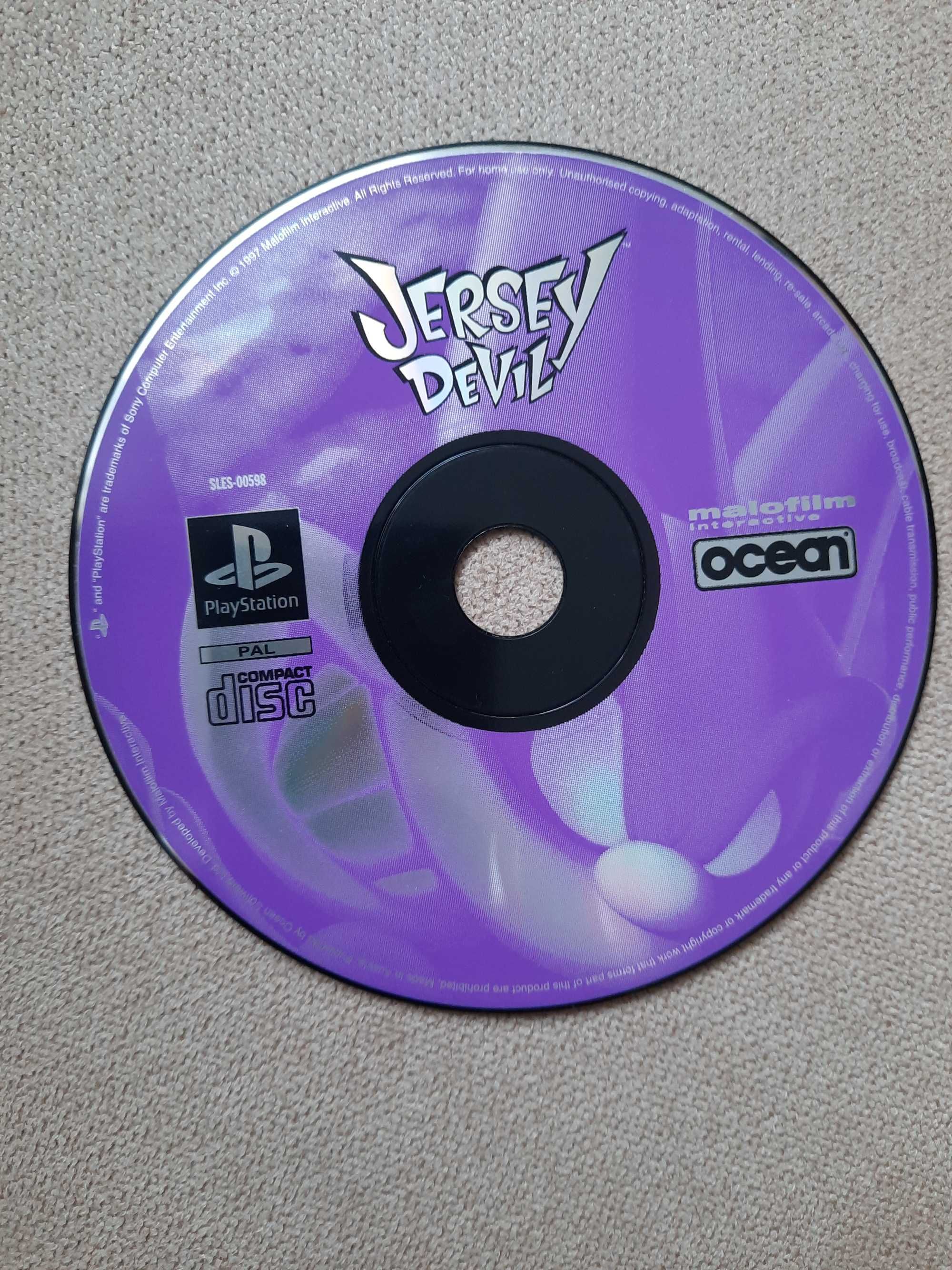 Jersey devil gra na konsolę Psx ps1