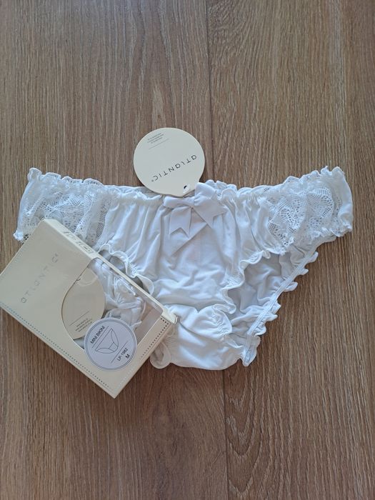 Majtki damskie Atlantic, rozmiar M, brokatowe drobinki