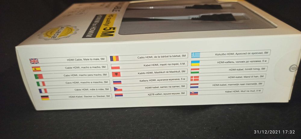 Cabo HDMI 5 metros