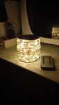 Luzes led fio de cobre 200m com comando