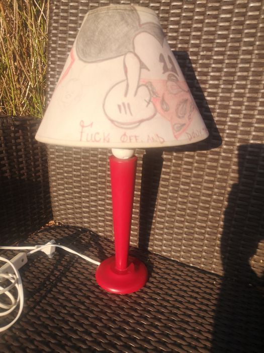 Lampa stołowa (nocna) PRL