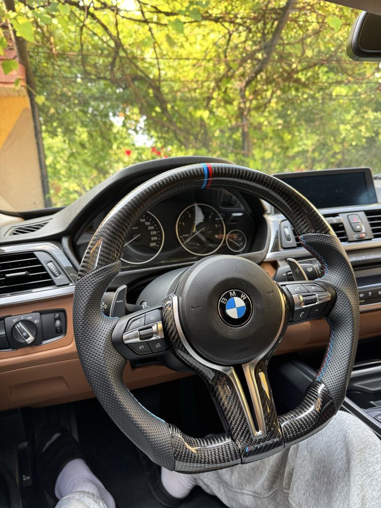 М Руль Карбоновий для BMW F30 F20 F15 F25 F16 F22 F31 F32 F34 кермо