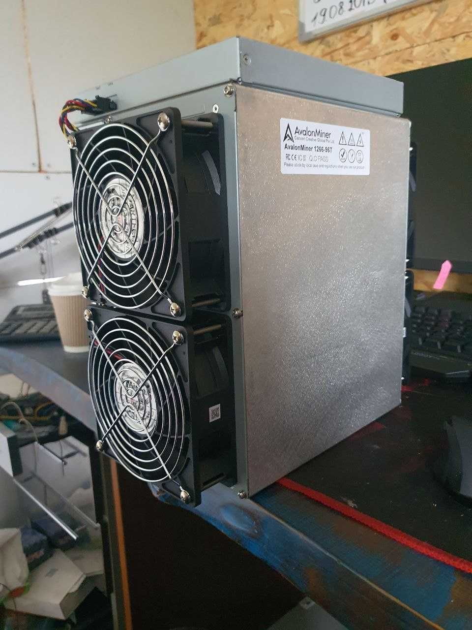 Asic майнер Avalon 1266T 96Th это не Bitmain, круче, работает в +40!!!