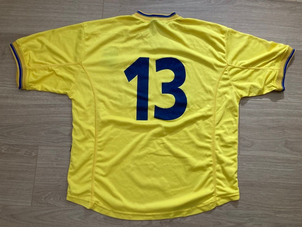 Camisola de futebol usada Vizela 1990's/2000's