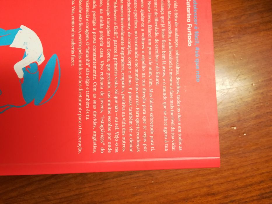 Livro Adolescer é fácil - Catarina Furtado