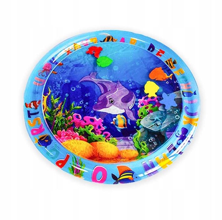 Wodna mata dla niemowląt 65x65 cm rozwój od pierwszych dni życia!