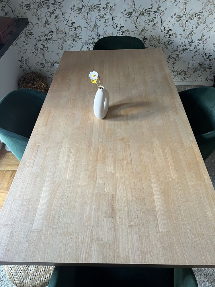 Mesa de jantar retangular em madeira (180x90 cm) Arnaiz