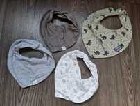 Zestaw apaszki chusty bandana śliniaczek 80/86 chusta dla chłopca