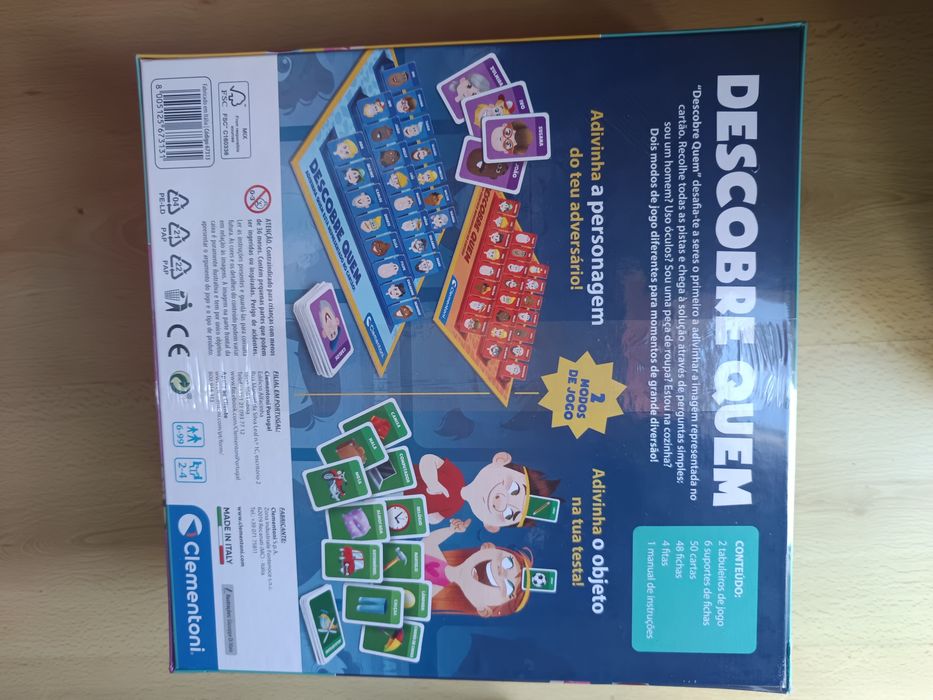 Jogo Descobre Quem, Clementoni,  novo e embalado