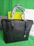 Torebka Louis Vuitton JET SET czarna na ramię duze monogram LV