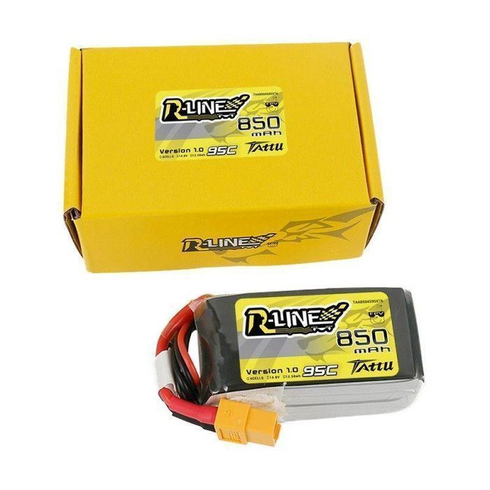 Akumulator Tattu R-Line 850Mah 14.8V 95C 4S1P