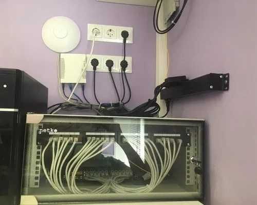 Компьютерные сети. Розварка оптики. Wi-Fi точки. Монтаж и наладка СКС.