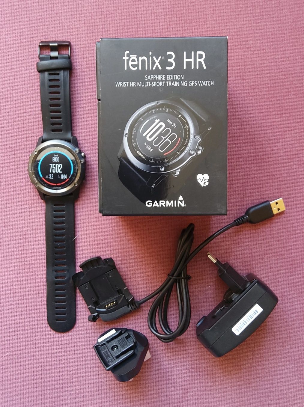 Продам часы Garmin Fenix 3HR Sapphire