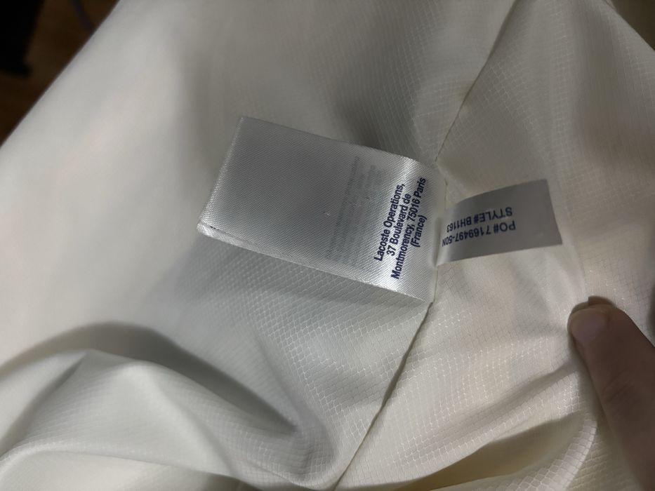 Casaco lacoste como novo