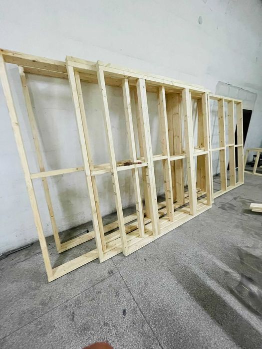 Konstrukcja drewniana szkielet domu 35 m2 z antresolą lub piętrem