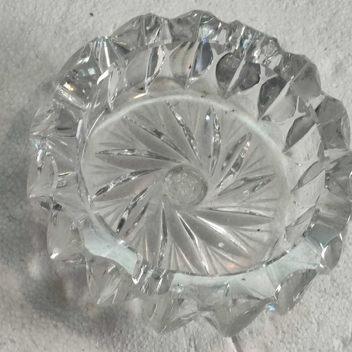 papierośnica kryształowa duża