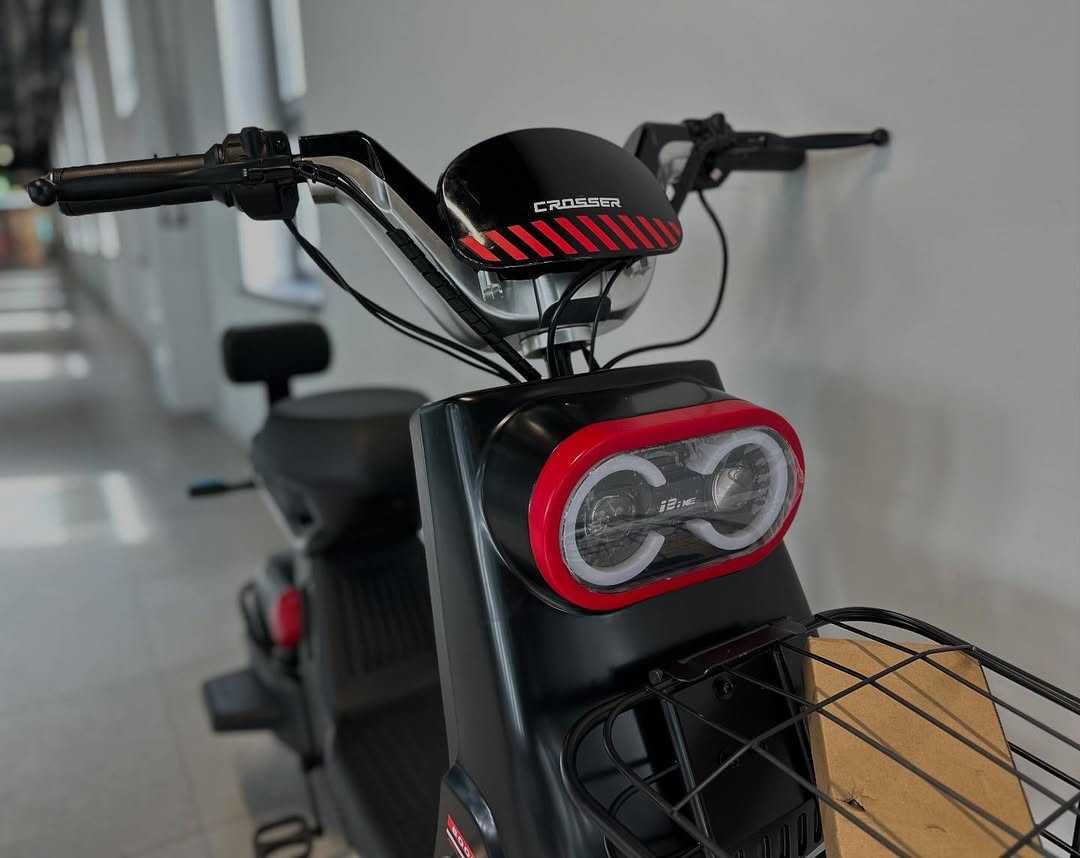 Crosser Booster Електро велосипед Электро скутер 60V/ 800W City Black