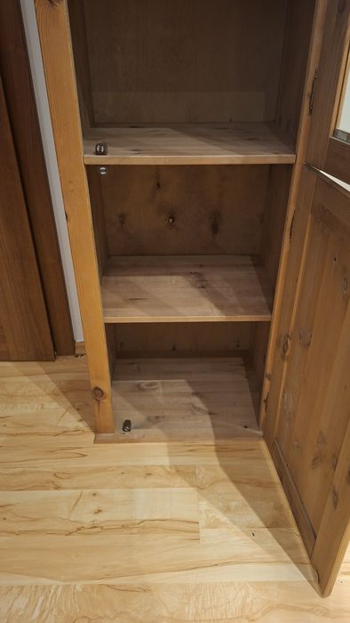 Kredens szafka gablotka drewno szkło