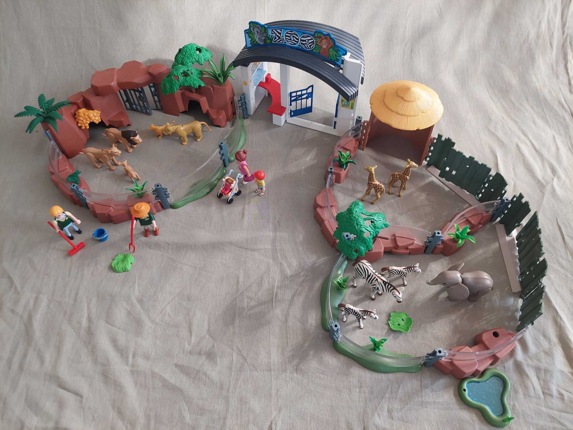 Playmobil  zoo duży zestaw zwierzęta numer 4850 + gratis