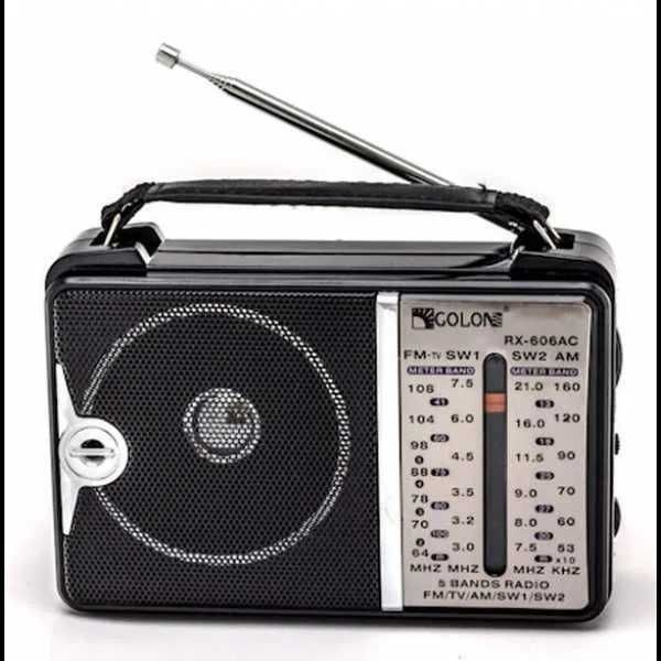 Радиоприёмник всеволновой GOLON RX-607 AC На Батарейках + 220 В