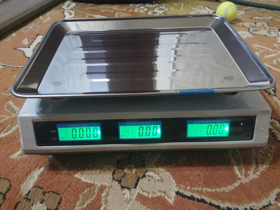 Торгові електронні ваги Domotec MS-228 6V до 50 кілограмів , 800