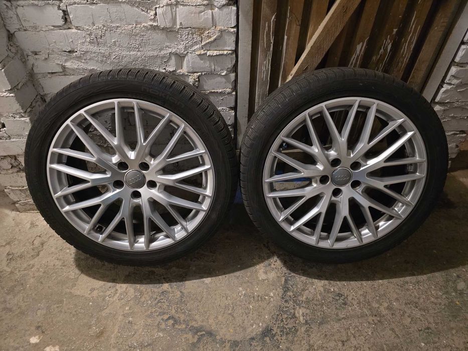 Koła 19" Audi 5x112 + opony Nokian 255/40 zima (5mm)