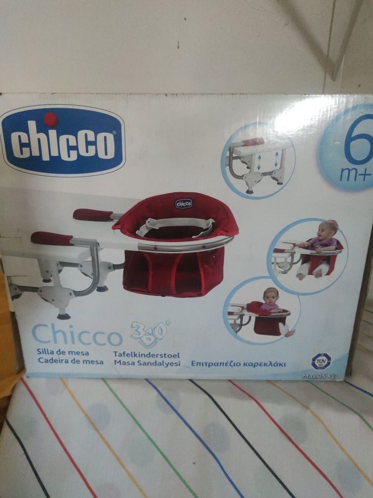 Cadeira de mesa Chicco para bebe