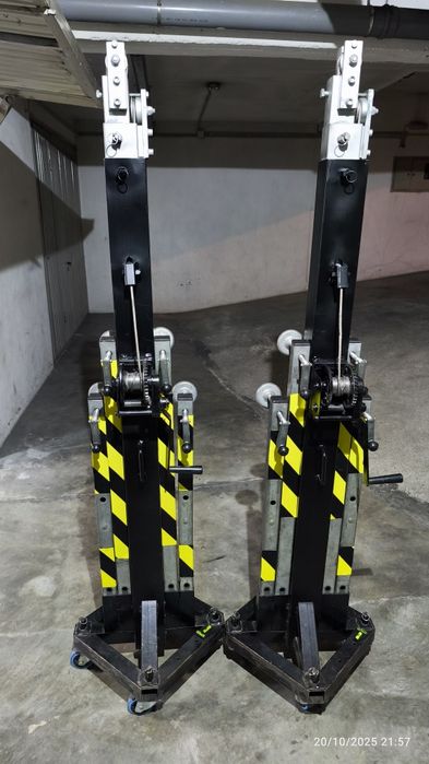 Elevadores Acustica TP500
Elevadores truss, luzes ou Line Array 
Altur