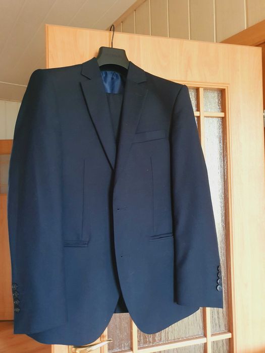 Garnitur granatowy Recman + pokrowiec