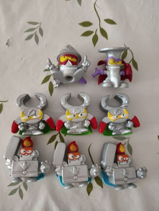 Srebrne figurki super zings seria 3,4,5