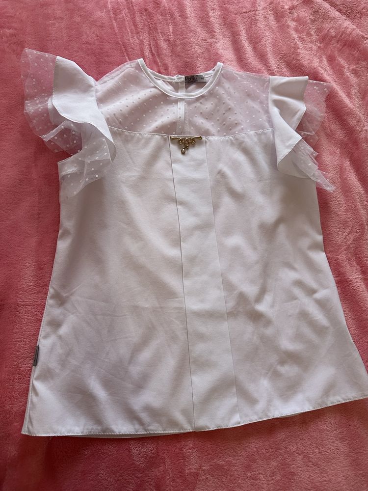 Блуза біла дитяча