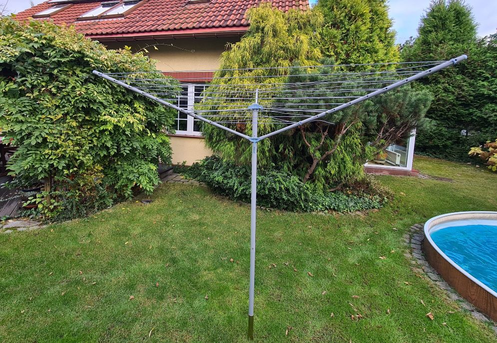 Suszarka Ogrodowa Pionowa na Pranie 50 METRÓW Obrotowa VILEDA GRATIS